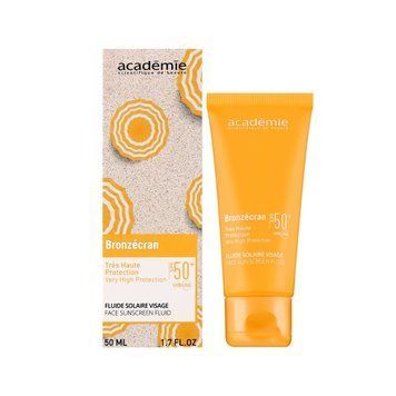 Academie Bronzecran Face Sunscreen Fluid SPF 50+ - Cонцезахистний флюїд для обличчя UVA/UVB SPF 50+ 0430002 фото