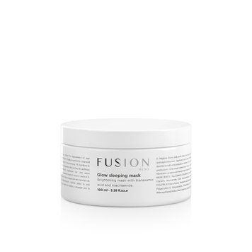 Нічна маска для освітлення шкіри та покращення мікроциркуляції Fusion Meso Glow Sleeping Mask, 100 ml fm-047 фото