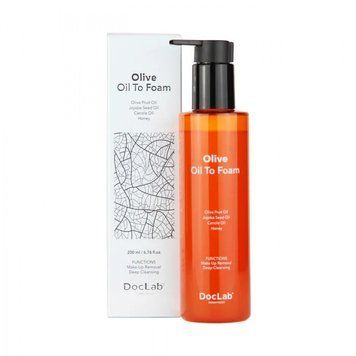 Делікатний очищувальний засіб 2-в-1 DocLab Olive Oil to Foam, 200 мл DcL-005 фото