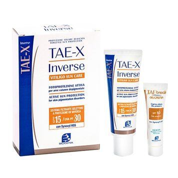 Biogena Tae-X Inverse Vitiligo Sun Care + Tae Break Spf50 - Сонцезахисний комплект 2-х препаратів B522 фото