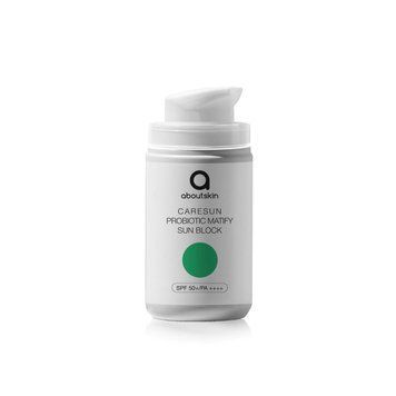 Мотивирующий и противовоспалительный солнцезащитный крем Caresun Probiotic Matify Sun Block SPF50+/PA++++ Aboutskin-017 фото