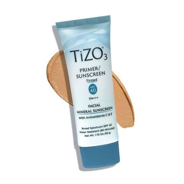 TiZO Facial Primer Sunscreen Tinted SPF 40 PA++++ &mdash; Сонцезахисний крем‑праймер з тоном, 50 г Т-009 фото