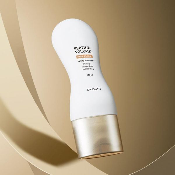 DR. PEPTI Peptide Volume Neck Cream 2 in 1 &mdash; ліфтинг-крем для шиї та декольте з масажером Gua Sha, 120 мл Dr-15 фото
