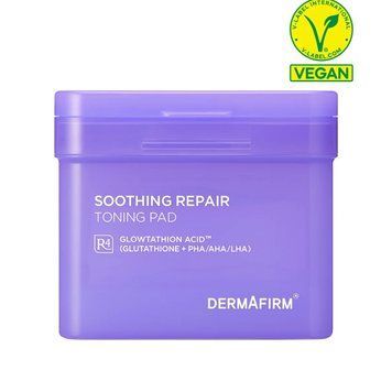 DermAfirm Soothing Repair Toning Pad R4 - Заспокійливі відновлюючі патчі DermAfirm&nbsp;7 фото