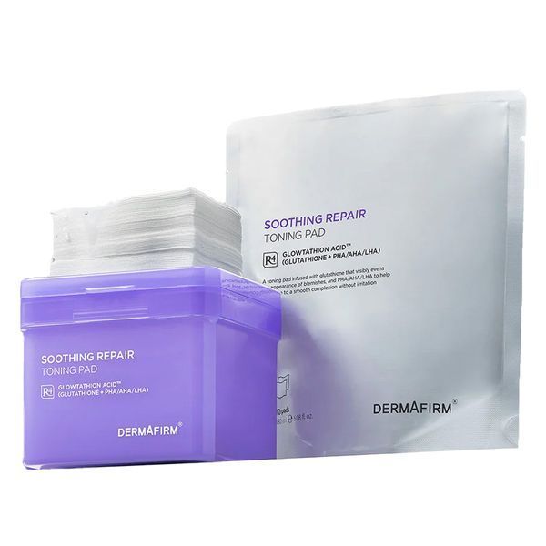 DermAfirm Soothing Repair Toning Pad R4 - Заспокійливі відновлюючі патчі DermAfirm&nbsp;7 фото