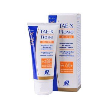 Biogena Tae X Rose 50+ (SPF 80) - Сонцезахисний крем для гіперчутливої шкіри, при куперозі і розацеа B520 фото