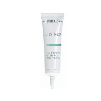 Christina Unstress Harmonizing Night Cream For Eye and Neck - Нічний крем для шкіри навколо очей та шиї CHR762 фото