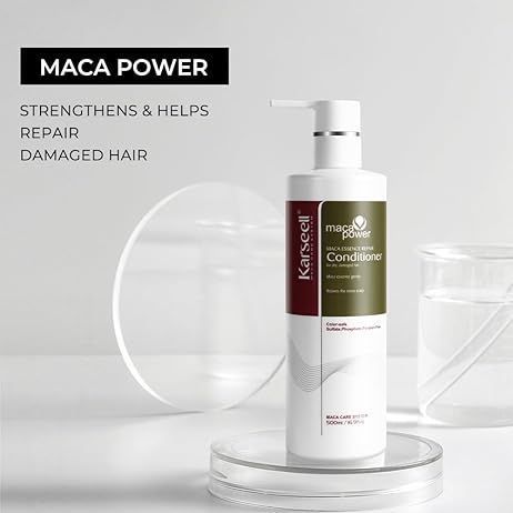 Відновлюючий кондиціонер для волосся - Karseell Maca Essence Repair Conditioner, 500 мл К-001 фото