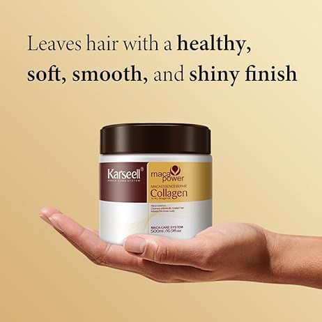 Колагенова маска для волосся - Karseell Maca Essence Repair Collagen,500 мл К-002 фото