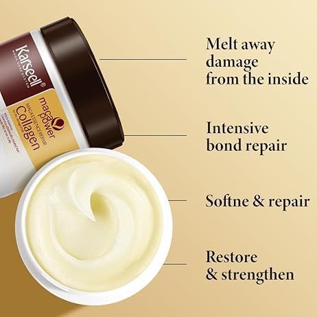 Колагенова маска для волосся - Karseell Maca Essence Repair Collagen,500 мл К-002 фото