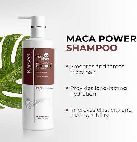 Увлажняющий шампунь - Karseell Maca Essence Moisture Shampoo, 500 мл К-003 фото