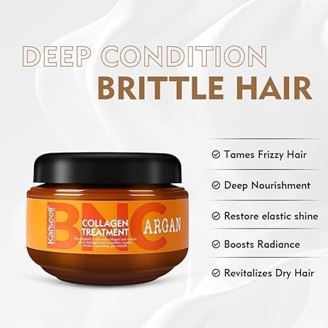 Маска з колагеном і аргановою олією - Karseell BNC Argan Collagen Treatment, 550 мл К-006 фото