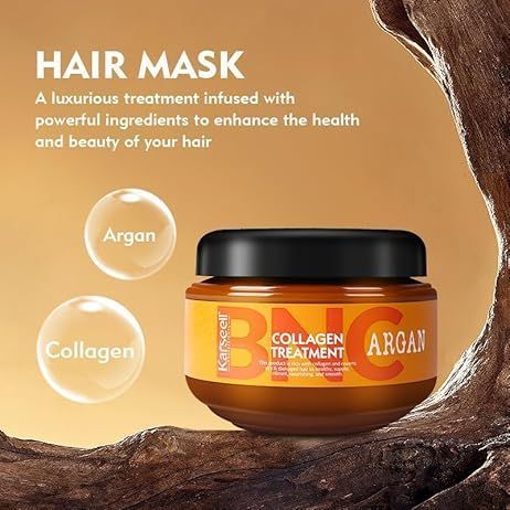 Маска з колагеном і аргановою олією - Karseell BNC Argan Collagen Treatment, 550 мл К-006 фото
