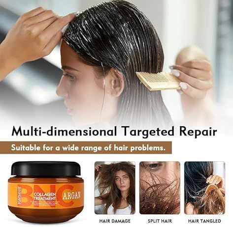 Маска з колагеном і аргановою олією - Karseell BNC Argan Collagen Treatment, 550 мл К-006 фото