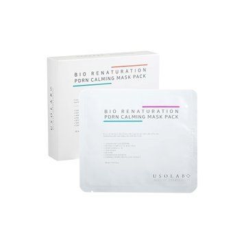 Відновлююча, заспокійлива та омолоджуюча маска Bio Renaturation PDRN Calming Mask Pack,  1 шт Usolab-0025 фото