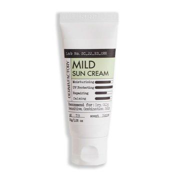 Нежный солнцезащитный крем для чувствительной кожи Mild Sun Cream DF-093 фото