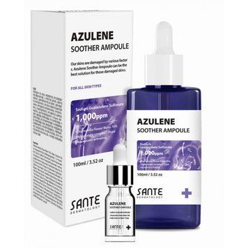 Dr. SANTE Azulene Soother Ampoule &ndash; Заспокійлива сироватка з азуленом Dr.Sante-007 фото